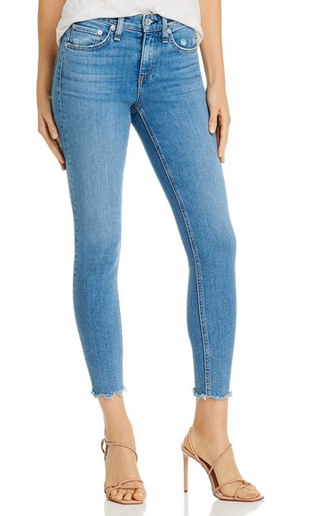 Rag & Bone Raw Hem Ankle Skinny Jeans - Picture 7 of 8